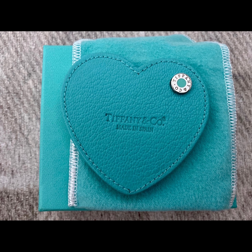 Tiffany & Co Blue Leather Mirror